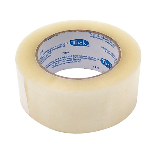 [TKCCE278T48X150] CINTA EMPAQUE TUK (278T) TRANSPARENTE JUMBO 48MM X 150M