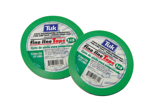 [TKCFLAT06X50] CINTA TUK FINE LINE 145 P/ALTA TEMPERATURA 6MM x 33M (415012)