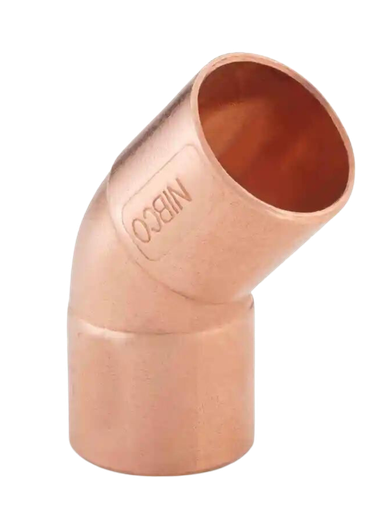 [IU-CA4510] IUSA COBRE CODO 45° COBRE 3/8"(10MM) (600394)(H)