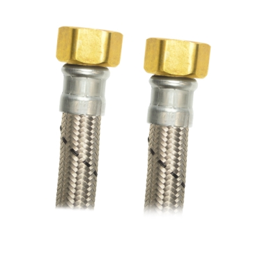 [CX-B3/4A040] COFLEX MANGUERA ACERO P/BOILER 3/4FIP x 3/4FIP 40CM (AB-A40)