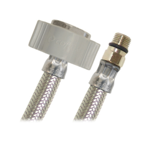 [CX-ML1/260] COFLEX MANGUERA ACERO P/MONOMANDO 1/2" F.I.P. x M10 60CM (AL-M60)