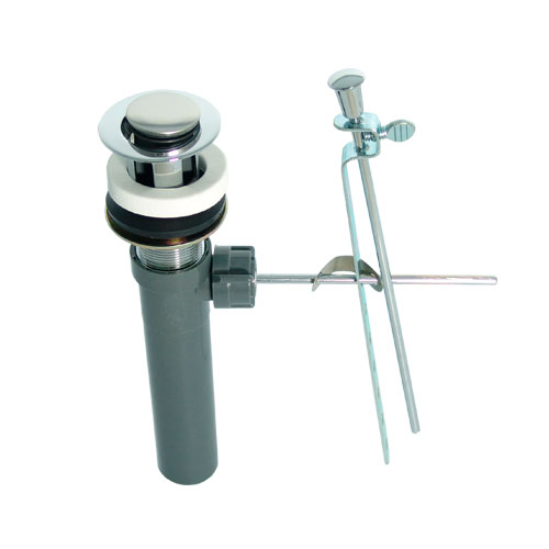 [CX-CL221] COFLEX CONTRA AUTOMÁTICA PLÁSTICA P/LAVABO C/ANILLO ACERO INOXIDABLE (PH-221)