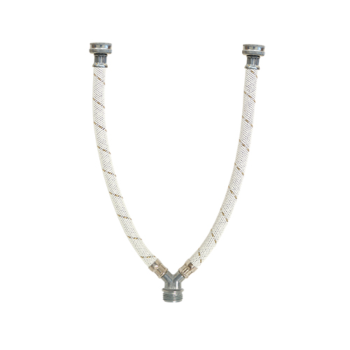 [CX-LVDA030] COFLEX MANGUERA VINILO BLANCO "Y" P/LAVADORA 3/4"NH x 3/4"NH 30CM (VWBY-A30)