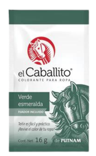 [CCNPZ027] COLORANTE CABALLITO VERDE ESMERALDA 16GR (PZ027)(H)