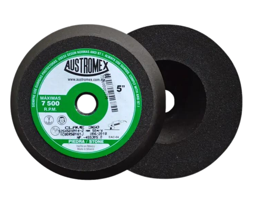 [AU252CDP0360] COPA ABRASIVA AUSTROMEX P/DESBASTE PIEDRA 5" P/BOSCH GRANO 80 (360)(H)