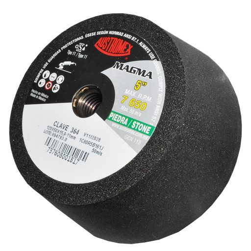 [AU251CDP0364] COPA ABRASIVA AUSTROMEX P/DESBASTE PIEDRA 5" P/B&D G80 (364)(H)