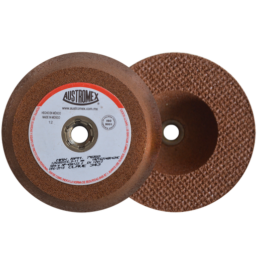 [AU653CAZ343] COPA ABRASIVA AUSTROMEX P/DESBASTE METAL 5" P/B&D (343)