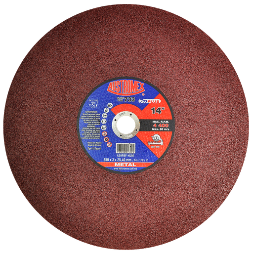 [AU096DCM0733SOL] DISCO ESTACIONARIO AUSTROMEX P/CORTE METAL 14" (733)(H)