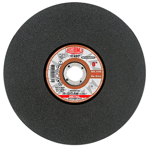 [AU130DCM0497] DISCO ESTACIONARIO AUSTROMEX P/CORTE METAL 8" (497)(H)