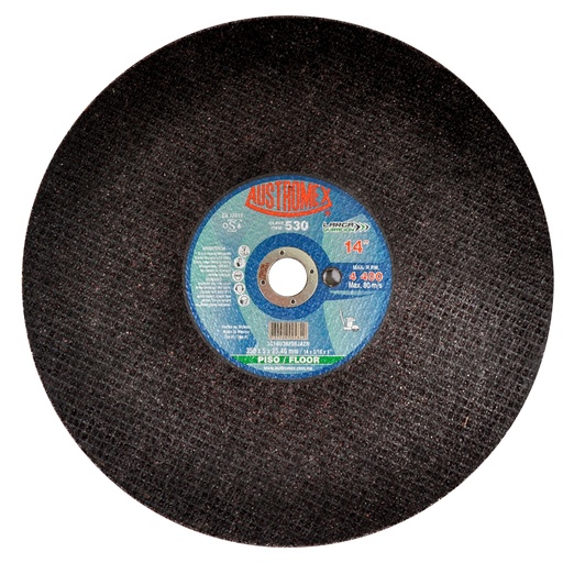 [AU143DCP0530] DISCO AUSTROMEX P/CORTE DE CONCRETO CURADO 14" (530)(H)