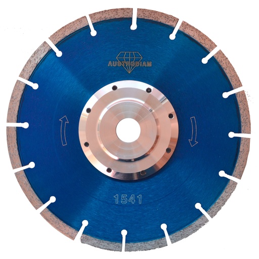 [AU495DDD1541] DISCO AUSTROMEX DIAMANTE RIN SEGMENTADO USO GENERAL 9" PLATA (1541)(H)