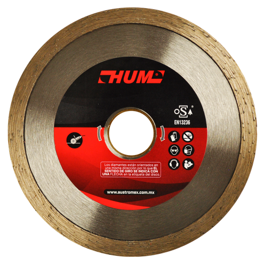 [AU500DRC2556] DISCO DIAMANTE AUSTROMEX RIN CONTINUO USO GENERAL 4-1/2" (2556)(H)