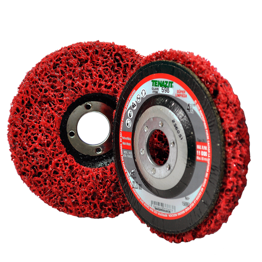 [AU435ARA0598] DISCO FIBRA AUSTROMEX P/SÚPER LIMPIEZA 4-1/2" (598)(H) DDD