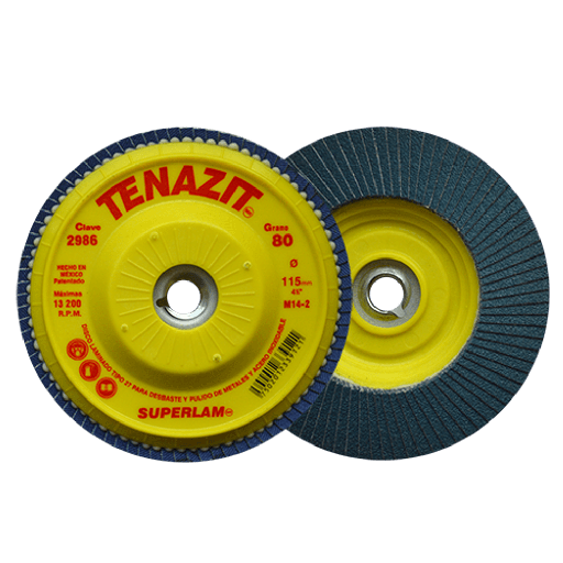 [AU291DSL2986] DISCO LAMINADO AUSTROMEX SUPERLAM 4-1/2" P/BOSCH GRANO 80 (2986)(H)