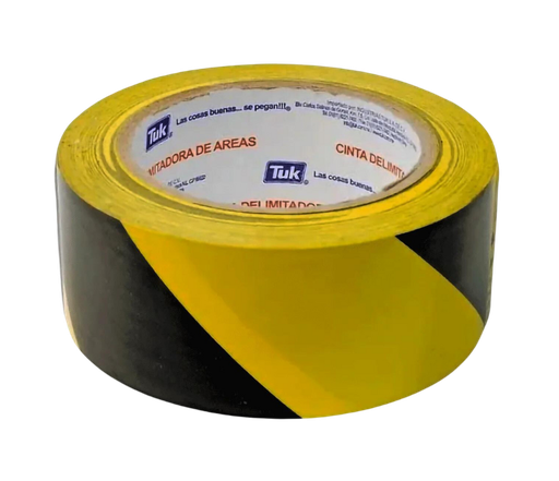 [TKDAN48X33] CINTA TUK DELIMITADORA 340 AMARILLO-NEGRO 48MM x 33M (434095)