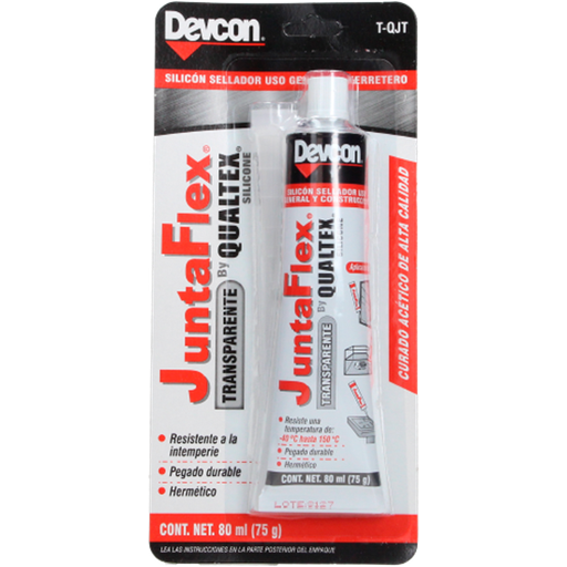 [DESJC-TQJT] DEVCON SILICÓN USO GENERAL TRANSPARENTE 75ML (T-QJT)