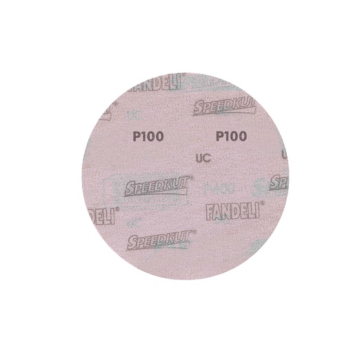 [FAADB73174] DISCO C/VELCRO 5" FANDELI B080 CIEGO GRANO 100 ROJO (73174)(H)