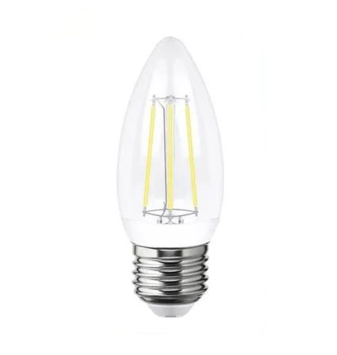 [IGOFAAK115536] AKSI FOCO LED FILAMENTO TIPO VELA 4W LUZ CÁLIDA E27 (115536)