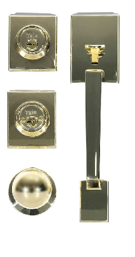 [YAGNAMB] GATILLO YALE NÁPOLES LLAVE-MARIPOSA LATÓN BRILLANTE (MX88375)