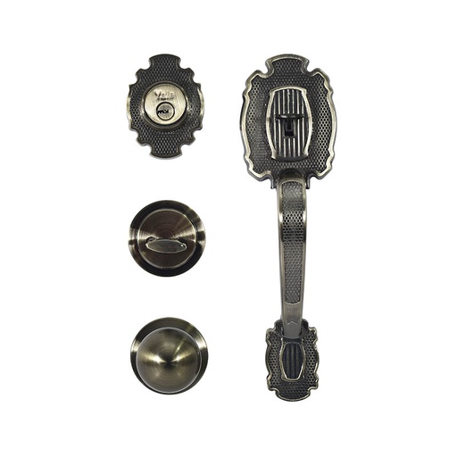 [YAGRIVEULA5] GATILLO YALE RIVIERA LLAVE-MARIPOSA LATÓN ANTIGUO (MX87559)