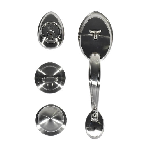 [YAGVEEU15] GATILLO YALE VENECIA LLAVE-MARIPOSA NÍQUEL SATINADO (MX80871)