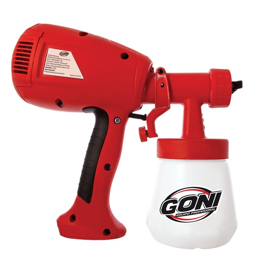 [GOPI3702] GONI PISTOLA ELÉCTRICA DE PRESIÓN P/PINTAR 300W 700ML (3702)