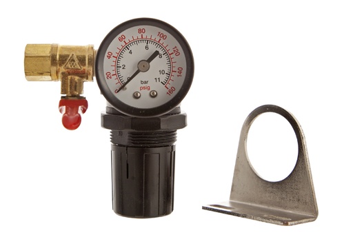 [GORG516] GONI MANÓMETRO Y REGULADOR DE AIRE P/COMPRESOR 1/4" (516)