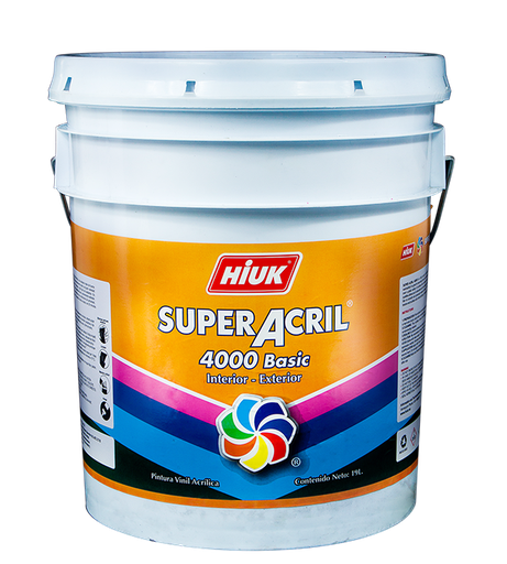 [VEMSA10008074] HIUK SUPERACRIL 4000 AZUL TURQ 19LT 8074