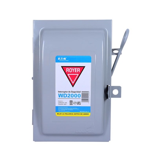 [ERY06-WD2000] INTERRUPTOR ROYER 2X30 BASE PBT FIBRA (WD2000)(E)