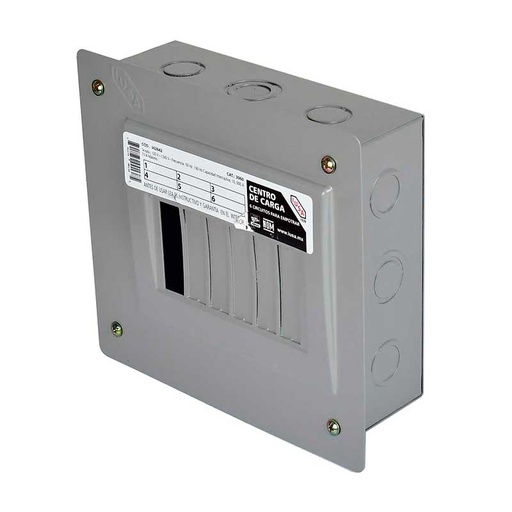 [IUAC-UCDC362642] IUSA CENTRO DE CARGA 6 UNIDADES P/EMPOTRAR (362642)(E)