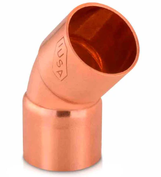 [IU-CA616841] IUSA COBRE CODO 45° 1/2"(13MM) (616841)