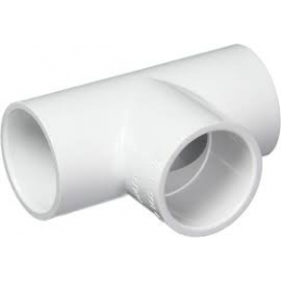 [IU-TERF615371] IUSA TEE PVC C-40 1/2" (13MM) (615371)(H)