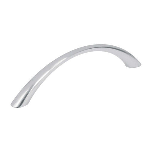 [HANJA7989] JALADERA HANDY ARCO NÍQUEL SATINADO 24MM X 128MM C/TORNILLO (7989)(E)