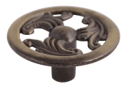 [HANJB3890] JALADERA HANDY BOTÓN TRADICIONAL LATÓN ANTIGUO 35MM X 16MM C/TORNILLO (3890)(E)