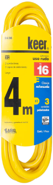 [ESLECEXUR04M2436] KEER EXTENSIÓN USO RUDO 4M AMARILLA (2436)(E)