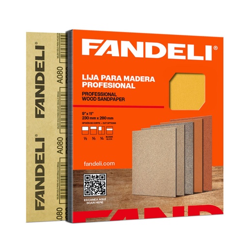 [FALMA220] LIJA DE ESTEARATO FANDELI A080 GRANO 220 (18238)