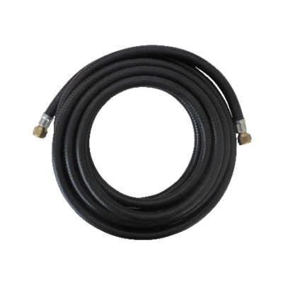 [FRMG2.5] MANGUERA PVC FRASA MULTIUSOS AEROGAS NEGRA 2.5M CONEXIÓN 3/8 LATÓN (MG250)