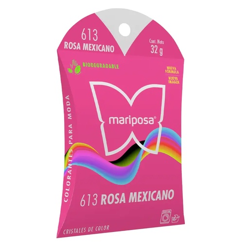 [MCRIST613] MARIPOSA CRISTALES 613 ROSA MEXICANO 32GR (H)