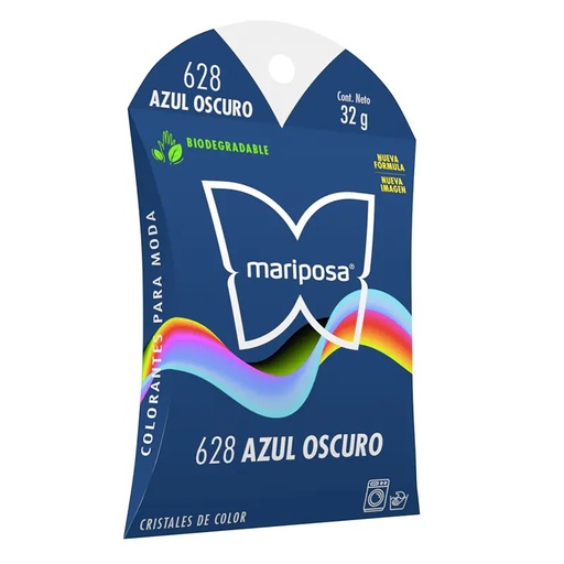 [MCRIST628] MARIPOSA CRISTALES 628 AZUL OSCURO 32GR (H)