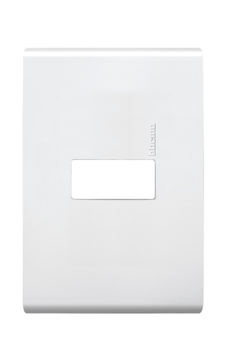 [BTMM-PR1] BTICINO MODUS PLACA RESINA 1 VENTANA BLANCA (E5N1BNR) (E)