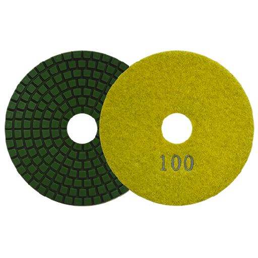 [AU594PD2761] PAD DIAMANTE AUSTROMEX C/VELCRO 4" P/MÁRMOL G100 (2761)(H)