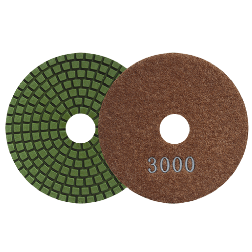 [AU599PD2766] PAD DIAMANTE AUSTROMEX C/VELCRO 4" P/MÁRMOL G3000 (2766)(H)