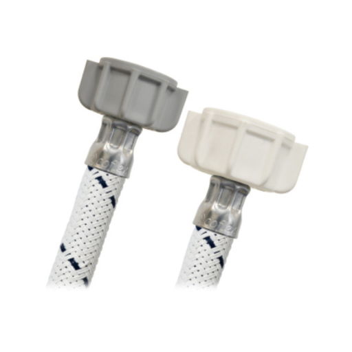 [CX-SCVB50] PAQUETE MANGUERA COFLEX C/10PZ VINILO BLANCO P/SANITARIO 1/2"AM X 7/8"AM 50CM (CVSB-A50)