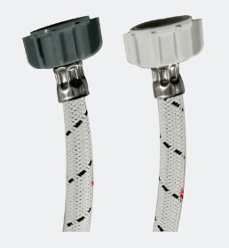 [CX-SCVB50] PAQUETE MANGUERA COFLEX C/10PZ VINILO BLANCO P/SANITARIO 1/2"AM X 7/8"AM 50CM (CVSB-A50)