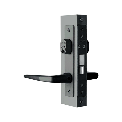 [PHCE549MX2546] CERRADURA PHILLIPS 549 MANIJA-MANIJA NEGRA P/ALUMINIO (MX2546)(H)