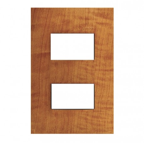 [SIP2M-MR] PLACA SIMON 2 VENTANAS MADERA ROBLE (25612-76)(E)