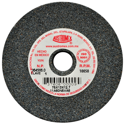 [AU147RAG0001] RUEDA ABRASIVA AUSTROMEX USO GENERAL 3" GRANO 60 (1) (H)