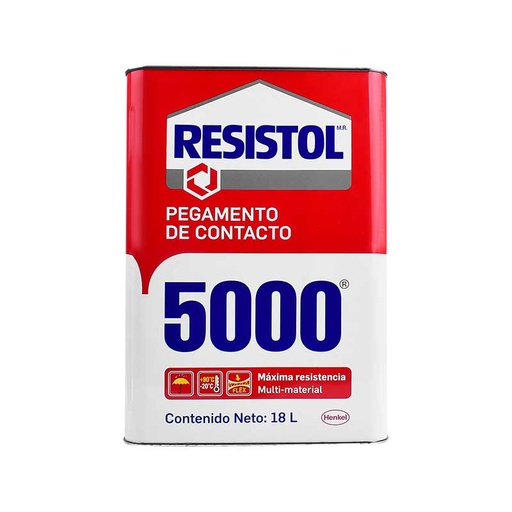 [HER5000-18000] RESISTOL 5000 AMARILLO 18LT