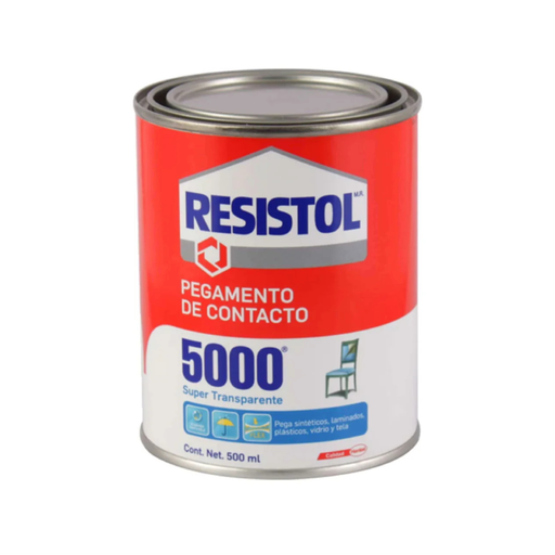 [HER5000-ST500] RESISTOL 5000 SÚPER TRANSPARENTE 500ML