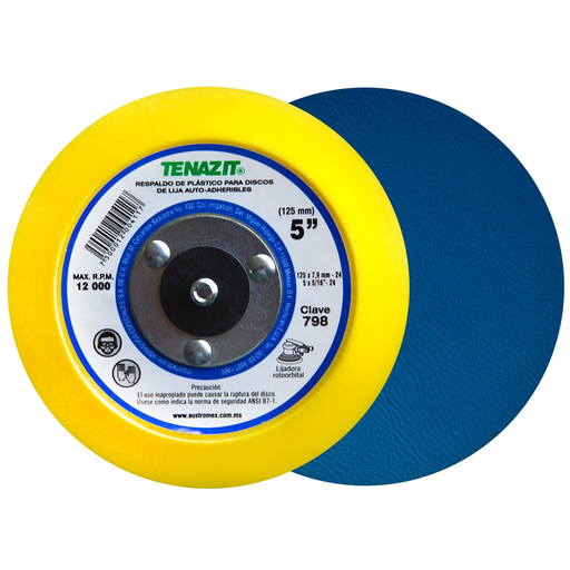 [AU677RFD0798] RESPALDO AUSTROMEX P/DISCO C/PEGAMENTO 5"x5/16" (798)(H)